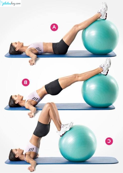 ejercicios con pelota de pilates para bajar de peso