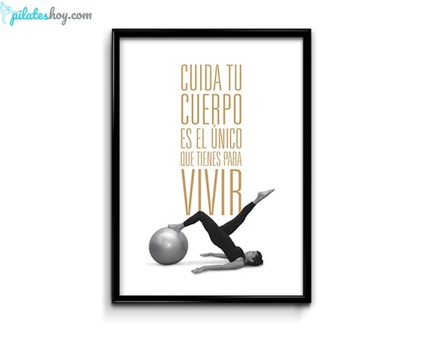 poster pilates ejercicios